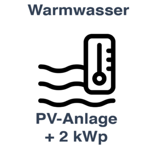 Warmwasser plus 2 kWp